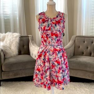 McGinn Floral fit and flare colorful dress